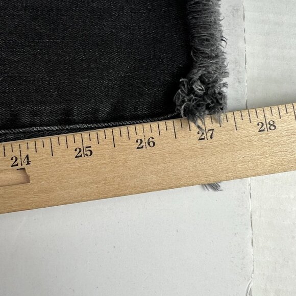 Veronica Beard Jeans Women's 36x27* Benzi Mid Rise Girlfriend Black Denim Tag 32 - Picture 12 of 16